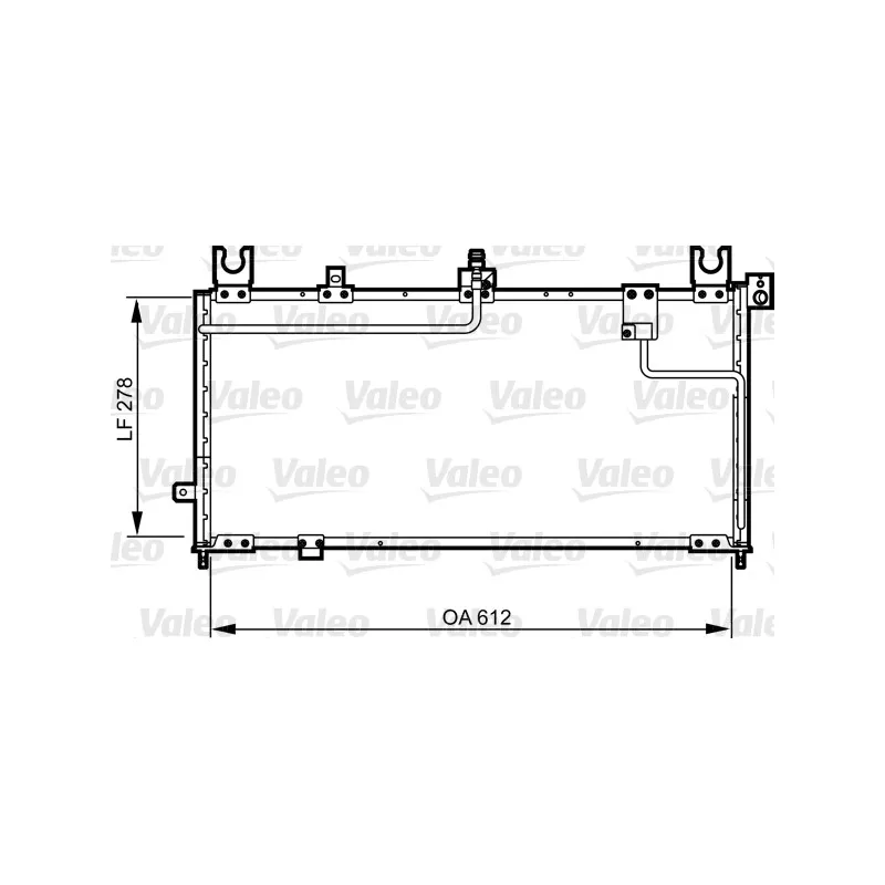 Condenseur, climatisation VALEO 814253