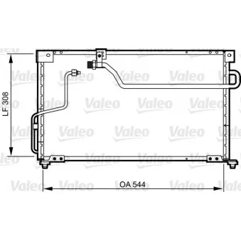 Condenseur, climatisation VALEO 814254