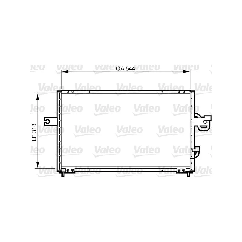 Condenseur, climatisation VALEO 814255