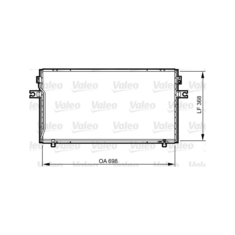 Condenseur, climatisation VALEO 814256