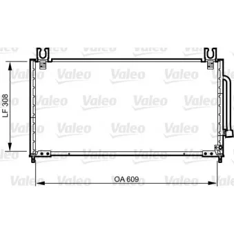 Condenseur, climatisation VALEO 814257