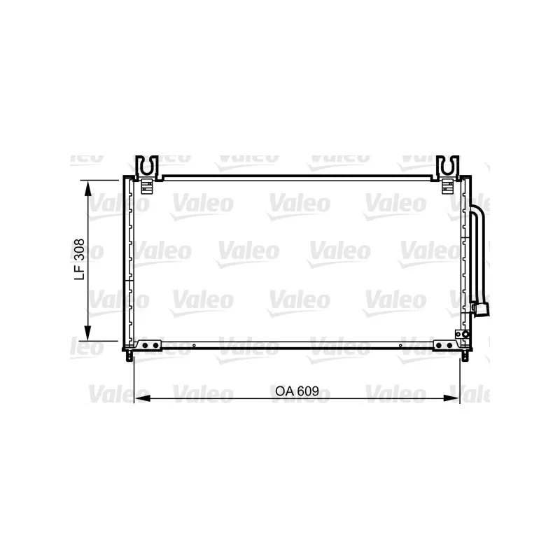 Condenseur, climatisation VALEO 814257