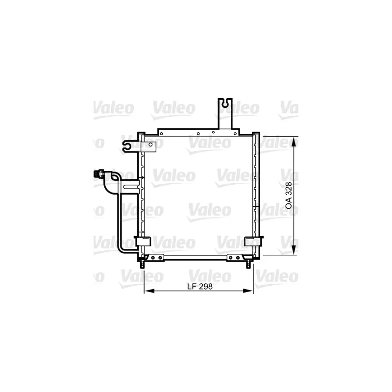 Condenseur, climatisation VALEO 814258