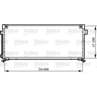 Condenseur, climatisation VALEO 814259