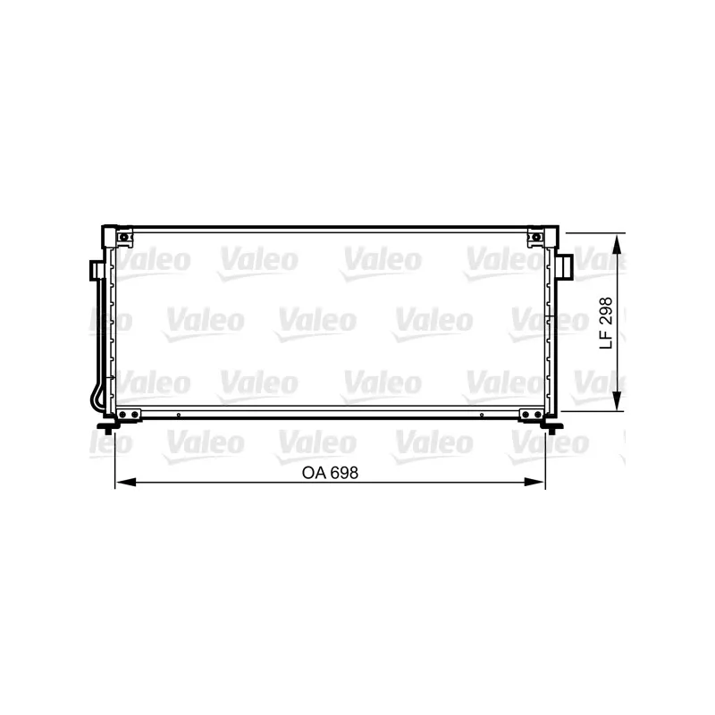 Condenseur, climatisation VALEO 814259