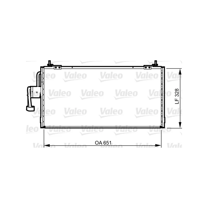 Condenseur, climatisation VALEO 814260