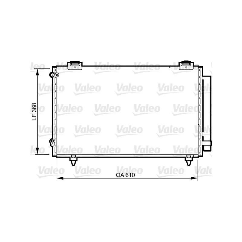 Condenseur, climatisation VALEO 814263