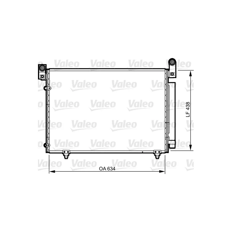 Condenseur, climatisation VALEO 814266