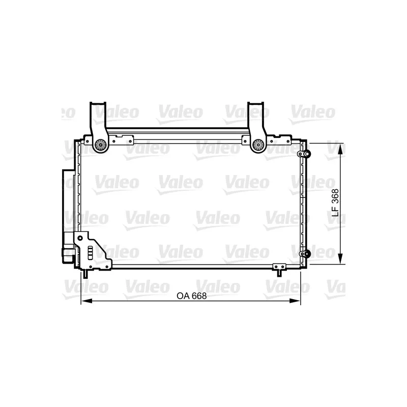 Condenseur, climatisation VALEO 814267