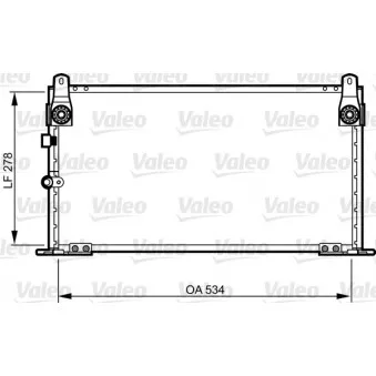 Condenseur, climatisation VALEO 814269