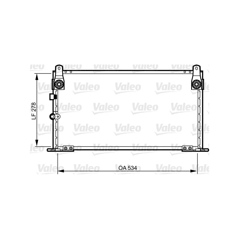 Condenseur, climatisation VALEO 814269
