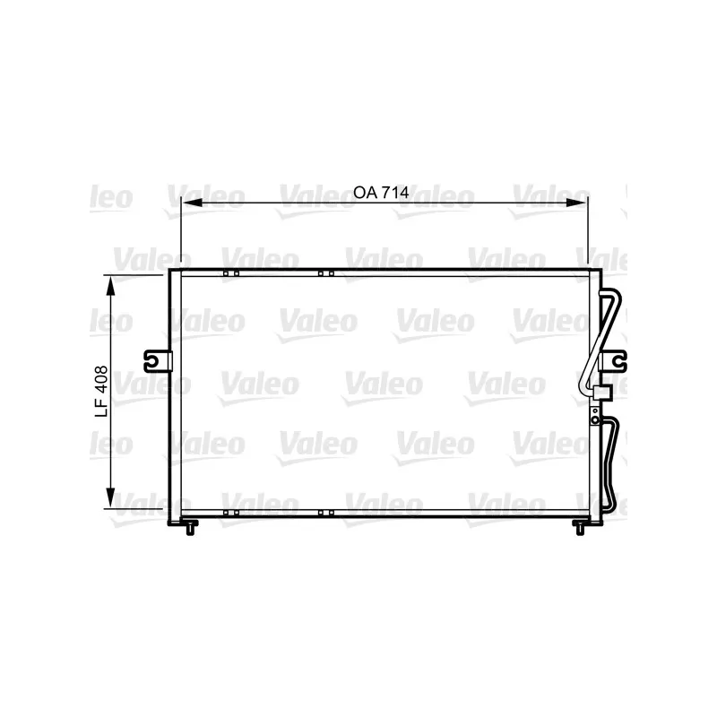 Condenseur, climatisation VALEO 814270