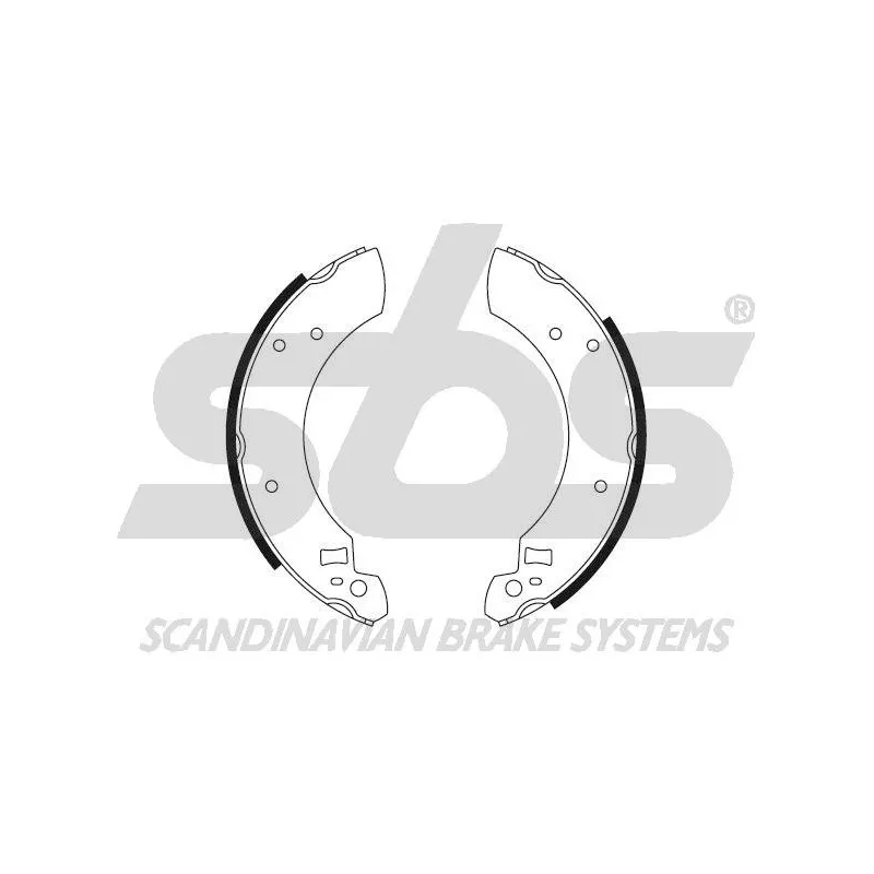 Jeu de mâchoires de frein sbs 18492725299