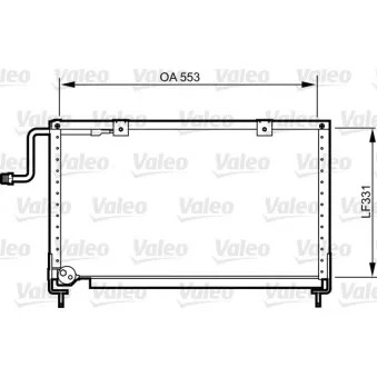 Condenseur, climatisation VALEO 814274