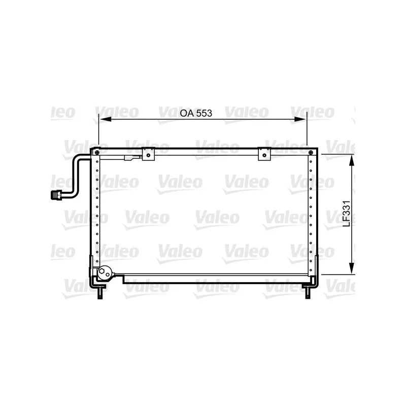 Condenseur, climatisation VALEO 814274