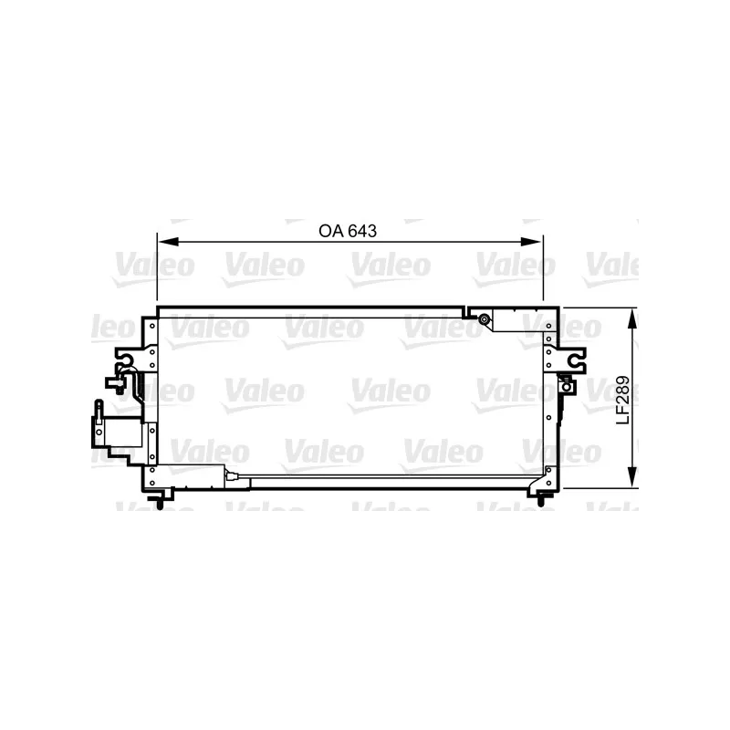 Condenseur, climatisation VALEO 814275