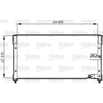 Condenseur, climatisation VALEO 814276