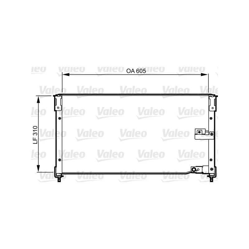 Condenseur, climatisation VALEO 814276