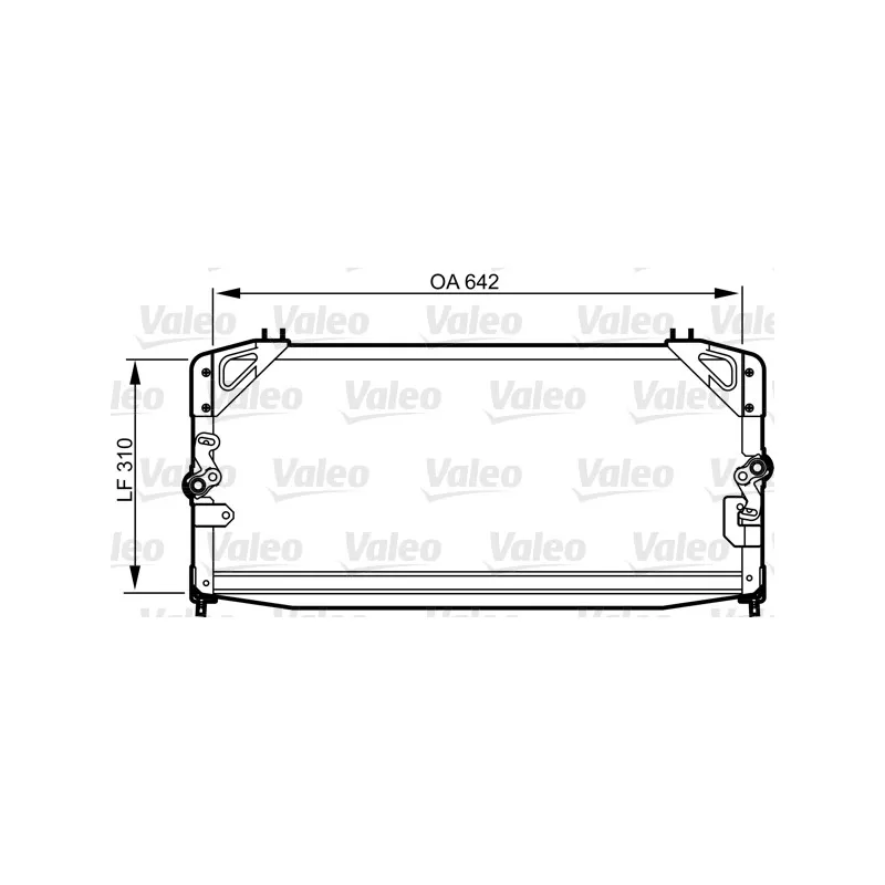 Condenseur, climatisation VALEO 814279