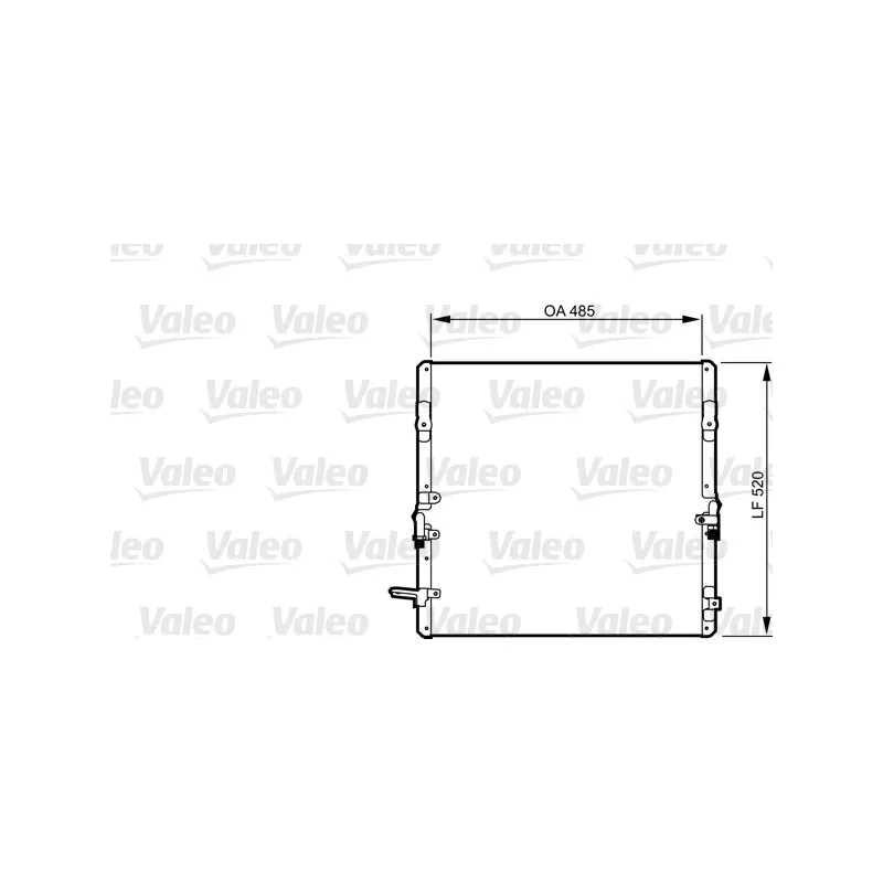 Condenseur, climatisation VALEO 814280