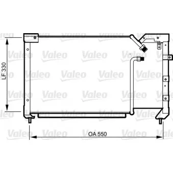 Condenseur, climatisation VALEO 814281