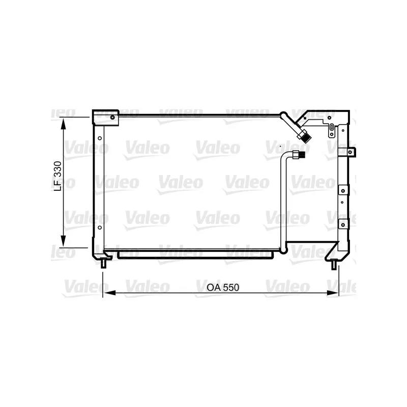 Condenseur, climatisation VALEO 814281