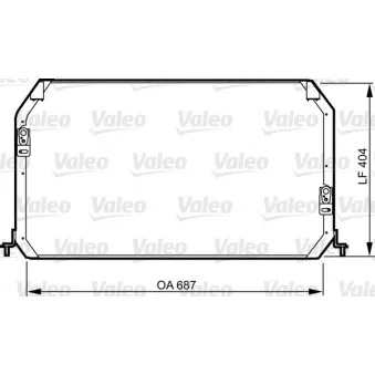 Condenseur, climatisation VALEO 814282