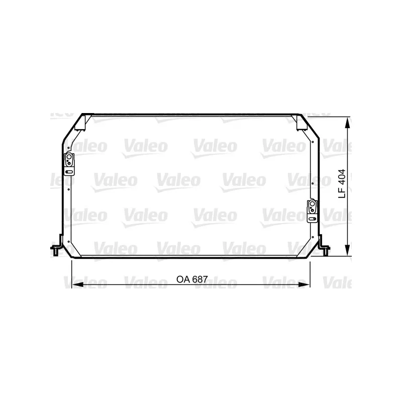 Condenseur, climatisation VALEO 814282