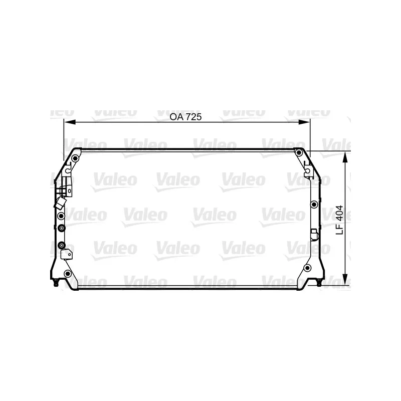 Condenseur, climatisation VALEO 814283