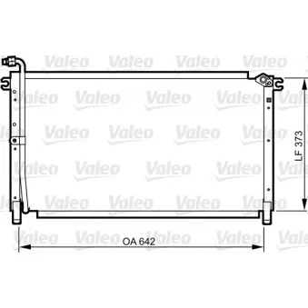 Condenseur, climatisation VALEO 814284