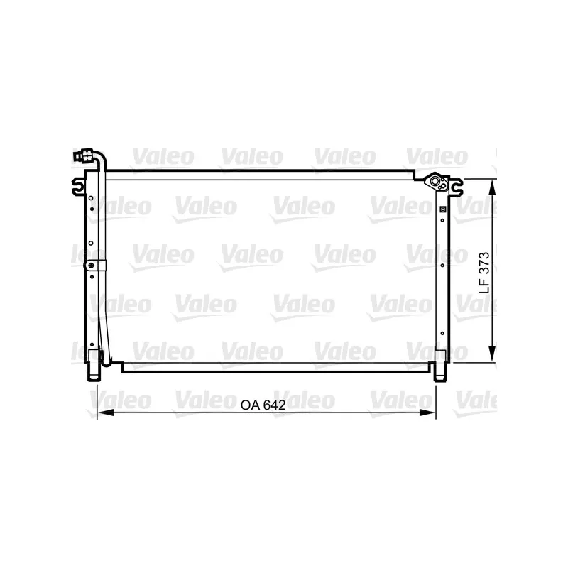 Condenseur, climatisation VALEO 814284