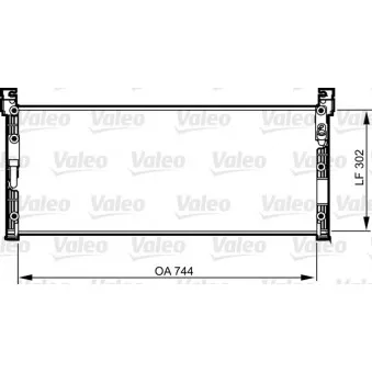 Condenseur, climatisation VALEO 814285