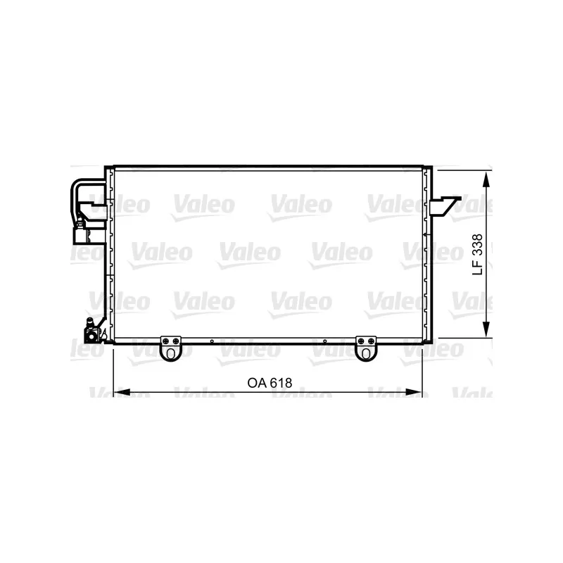 Condenseur, climatisation VALEO 814286