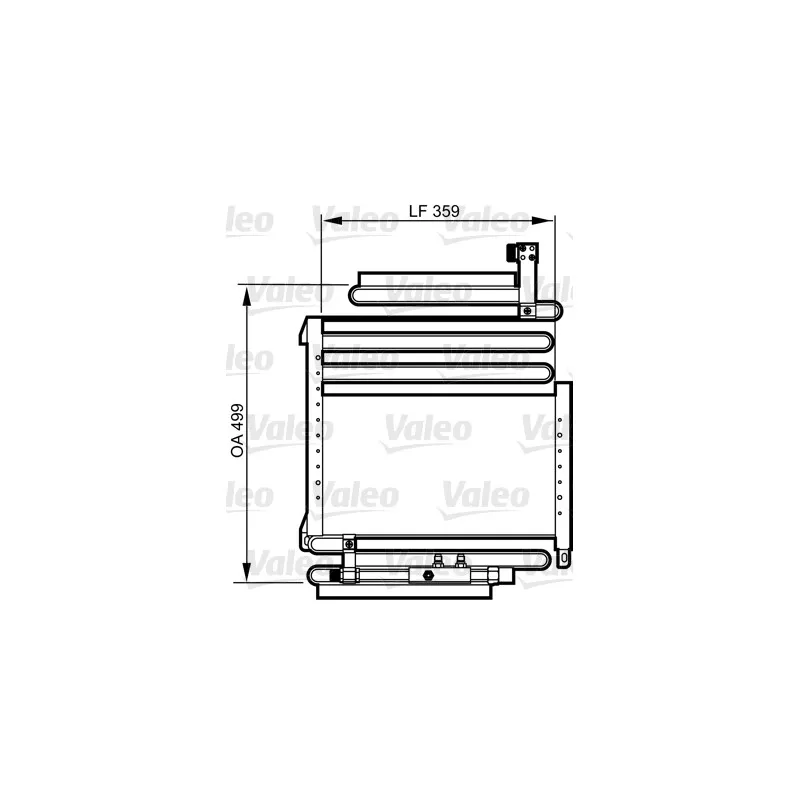 Condenseur, climatisation VALEO 814288