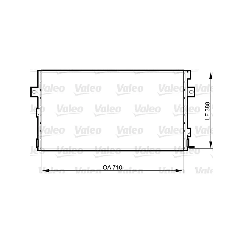 Condenseur, climatisation VALEO 814290