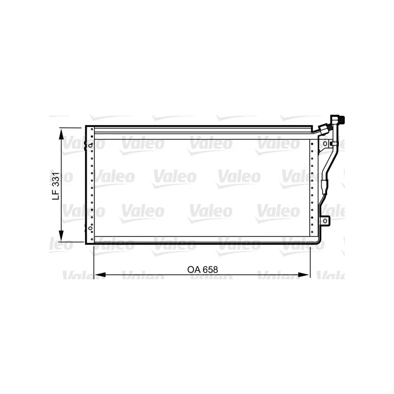 Condenseur, climatisation VALEO 814292