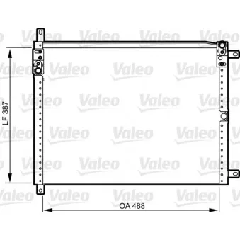 Condenseur, climatisation VALEO 814293