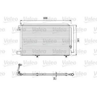 Condenseur, climatisation VALEO 814294