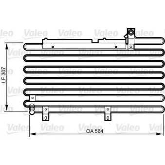 Condenseur, climatisation VALEO 814295