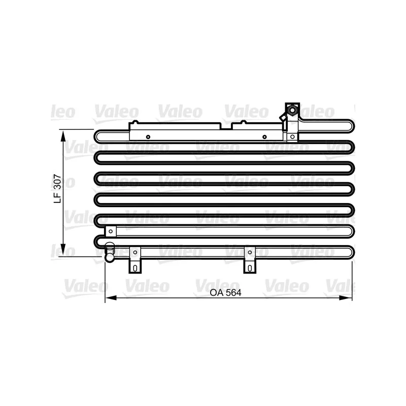 Condenseur, climatisation VALEO 814295