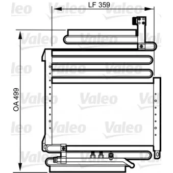 Condenseur, climatisation VALEO 814296