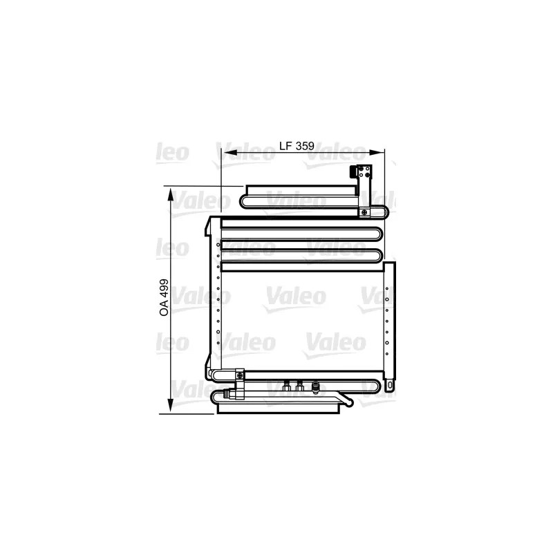 Condenseur, climatisation VALEO 814296