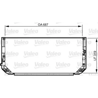 Condenseur, climatisation VALEO 814298