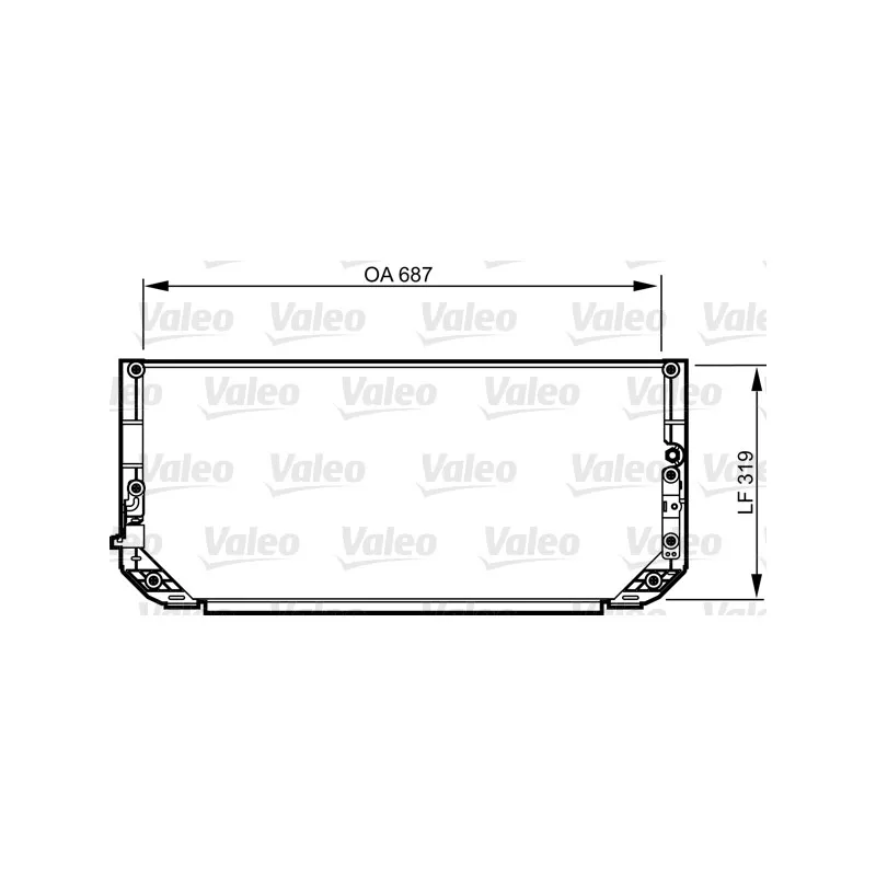 Condenseur, climatisation VALEO 814298