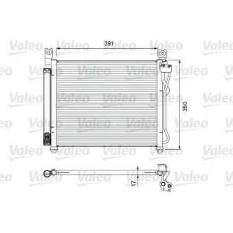 Condenseur, climatisation VALEO 814299