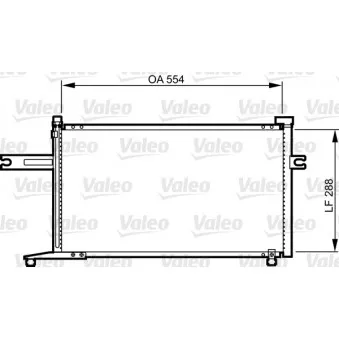 Condenseur, climatisation VALEO 814300