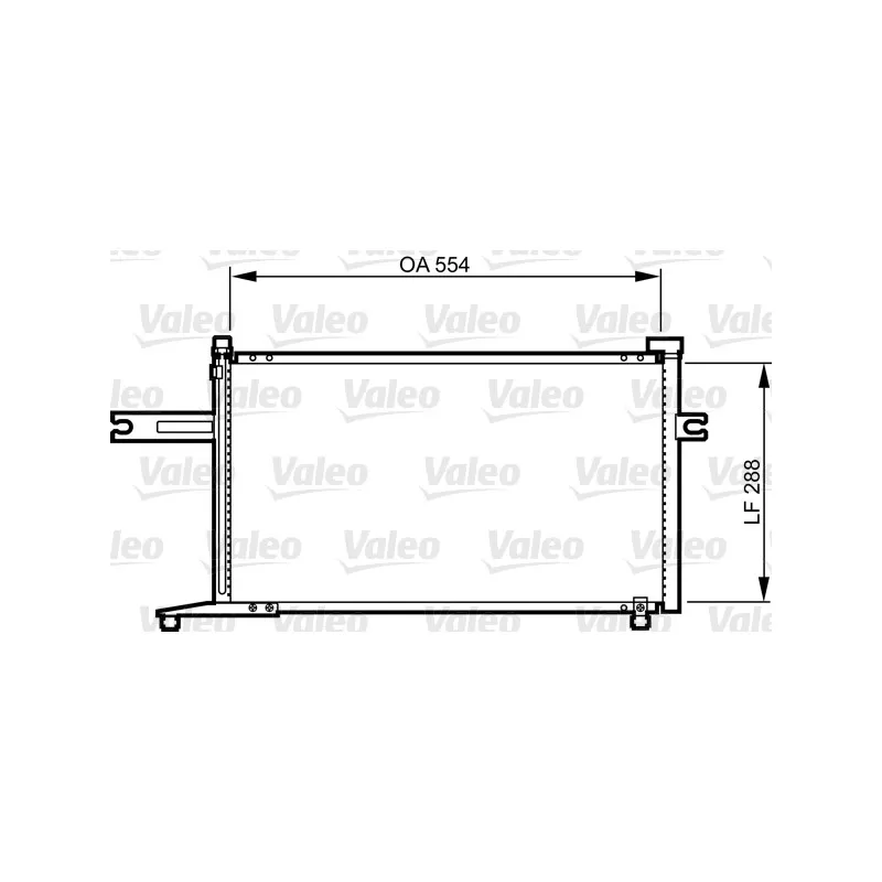 Condenseur, climatisation VALEO 814300
