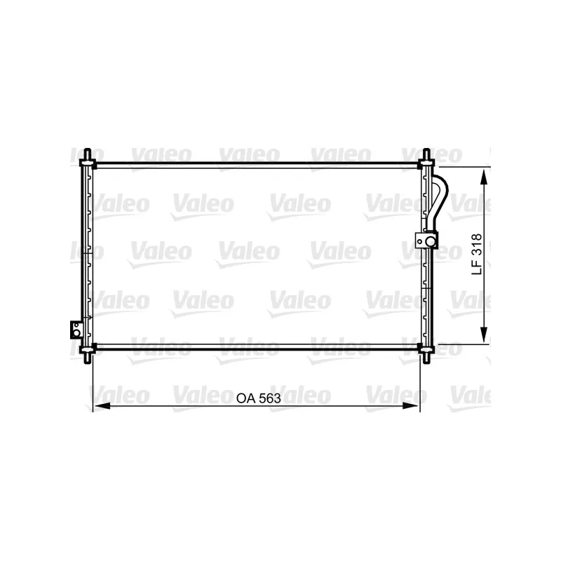 Condenseur, climatisation VALEO 814302
