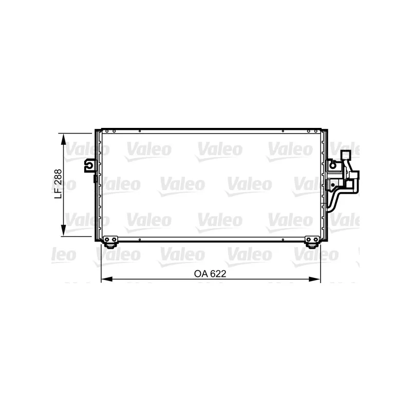Condenseur, climatisation VALEO 814303