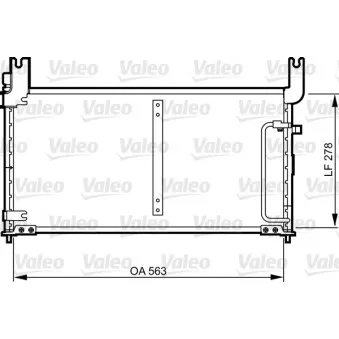 Condenseur, climatisation VALEO 814305